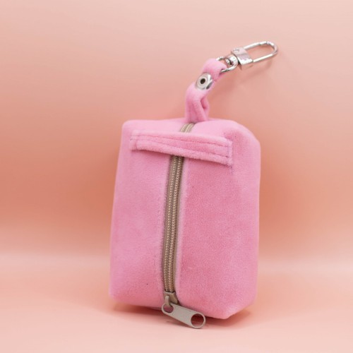 welurowe etui na kupoworki s'elfie store różowe tył
